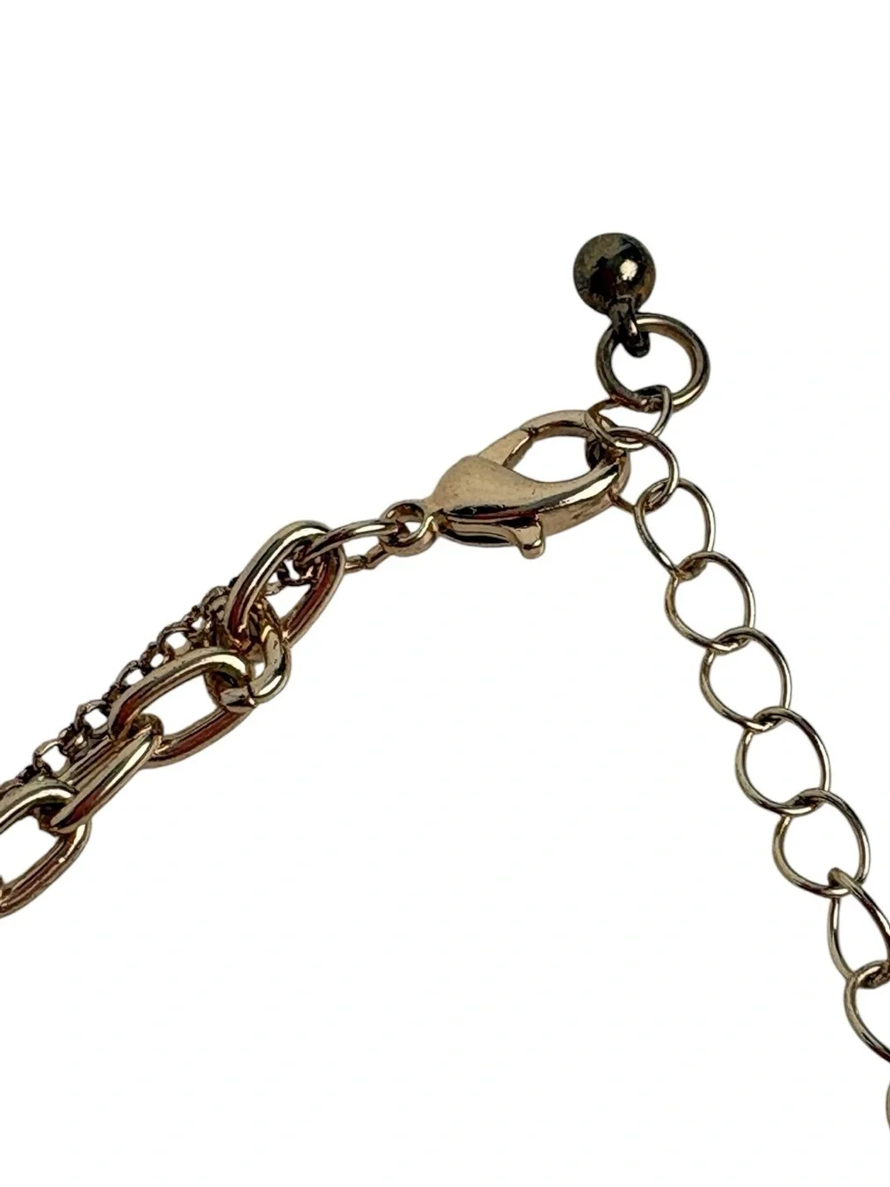 MAURICES Gold Horseshoe Double Layer Charm Necklace Western